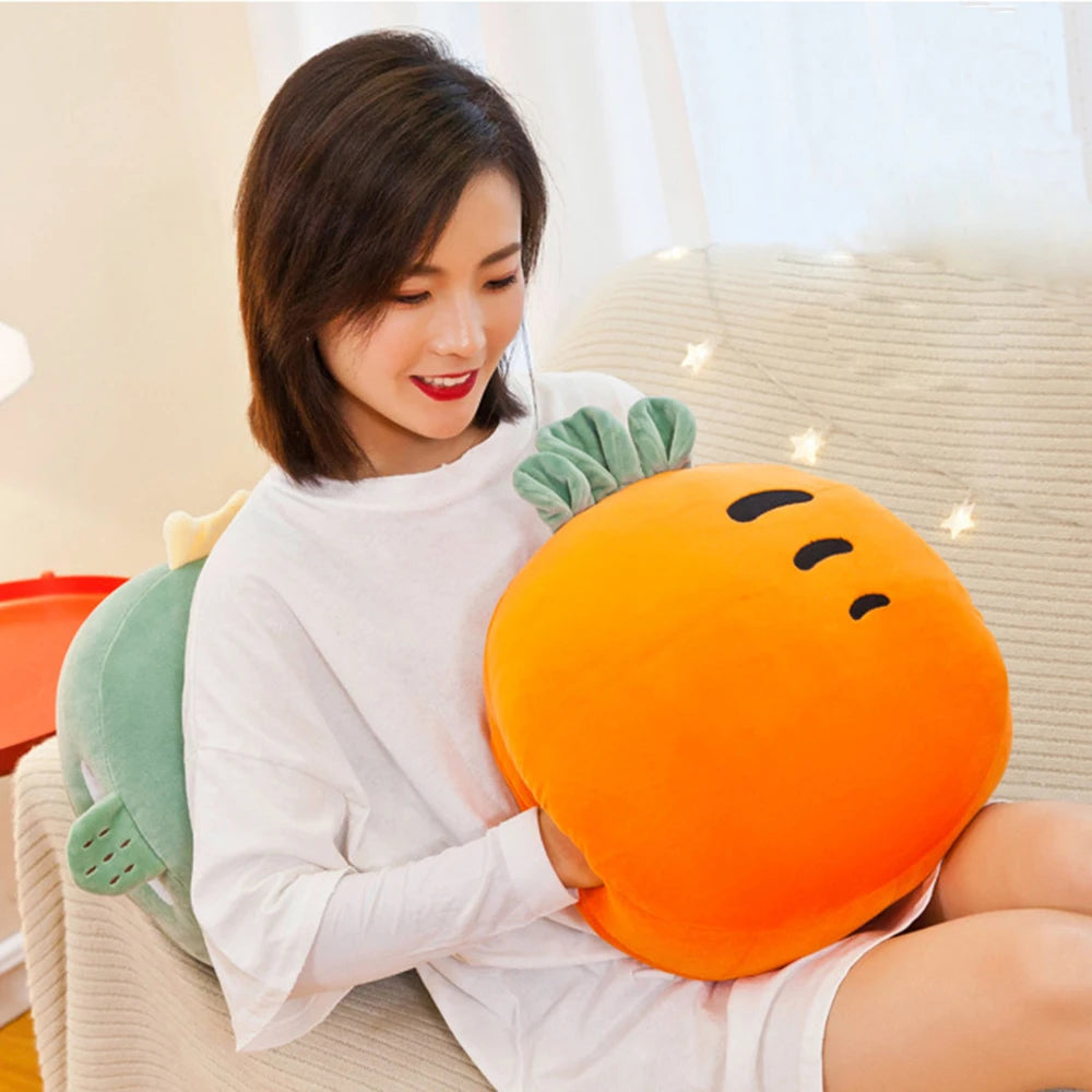 Cartoon Animal Pillow Blanket 3 In1 Stuffed Hand Warmer Bag Cute Cushion Blanket Home Car Travel pillow for children Girl Gift