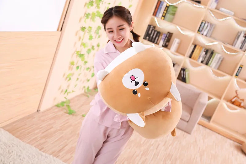Hot Soft Animal Cartoon Pillow Cushion Cute Fat Dog Cat Penguin Pig Plush Toy Stuffed Lovely kids Birthday Gift
