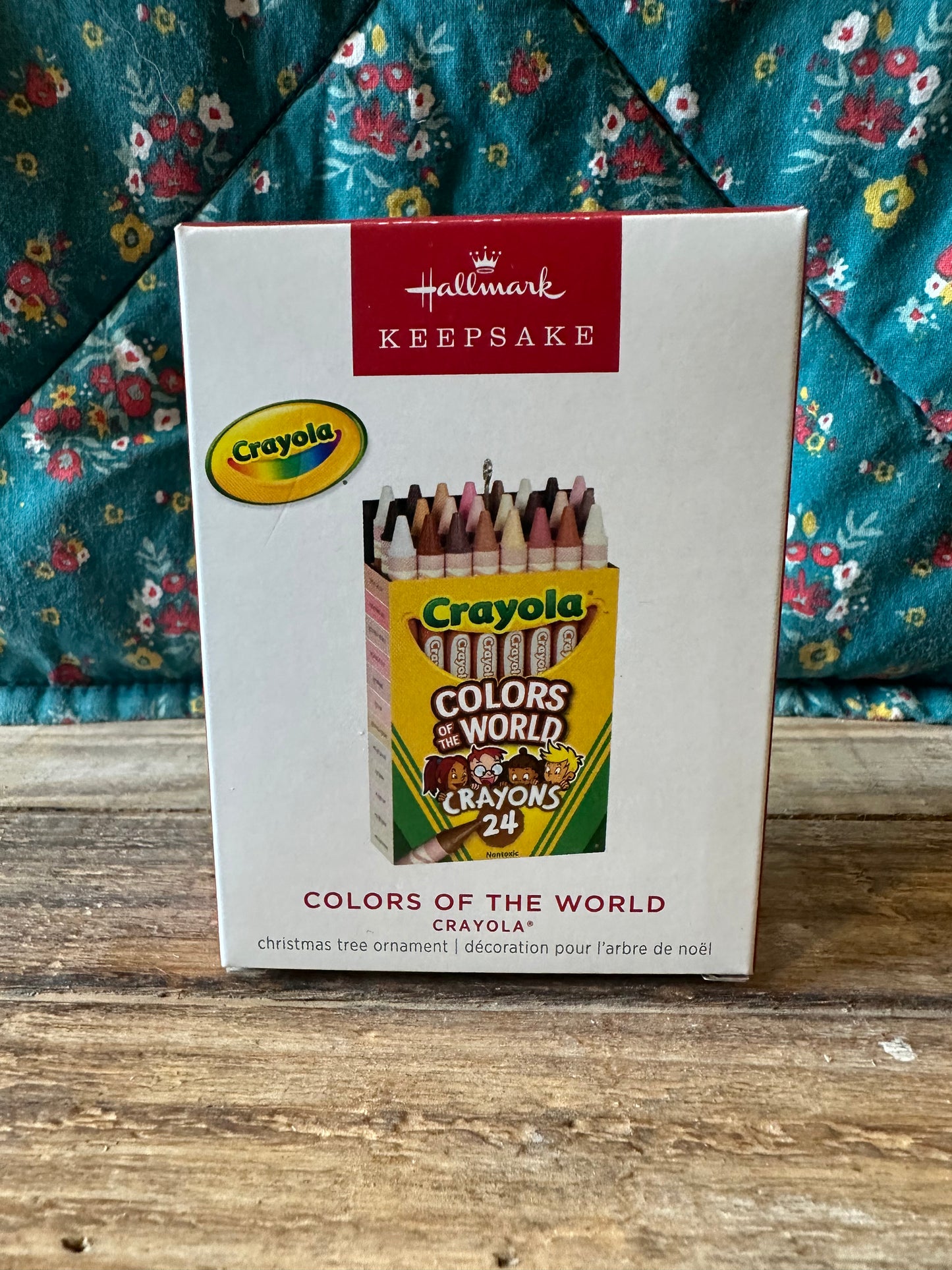 Hallmark colors of the world ornament