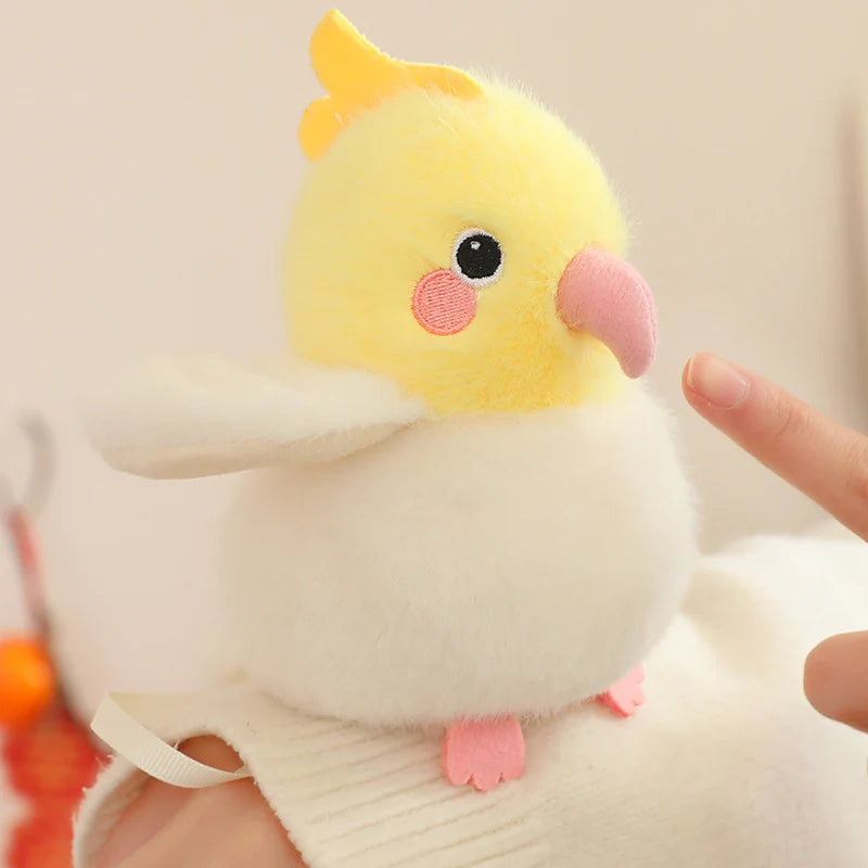 9 Styles Delicate Cute Mini Standing Shoulder Pet Bird Plush Toys Fluffy Pretty Parrot Pigeon Toys Funny Toy/Pendant For Kids