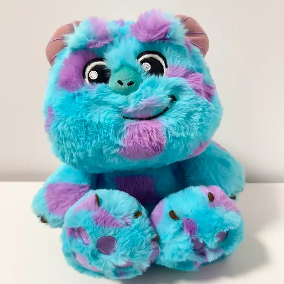 Disney Monster Blue Fury Plush Doll Breath Child Soothes Kawaii Toy Anime Baby Music Light Sleep Toys Kid Gifts Home Decoration