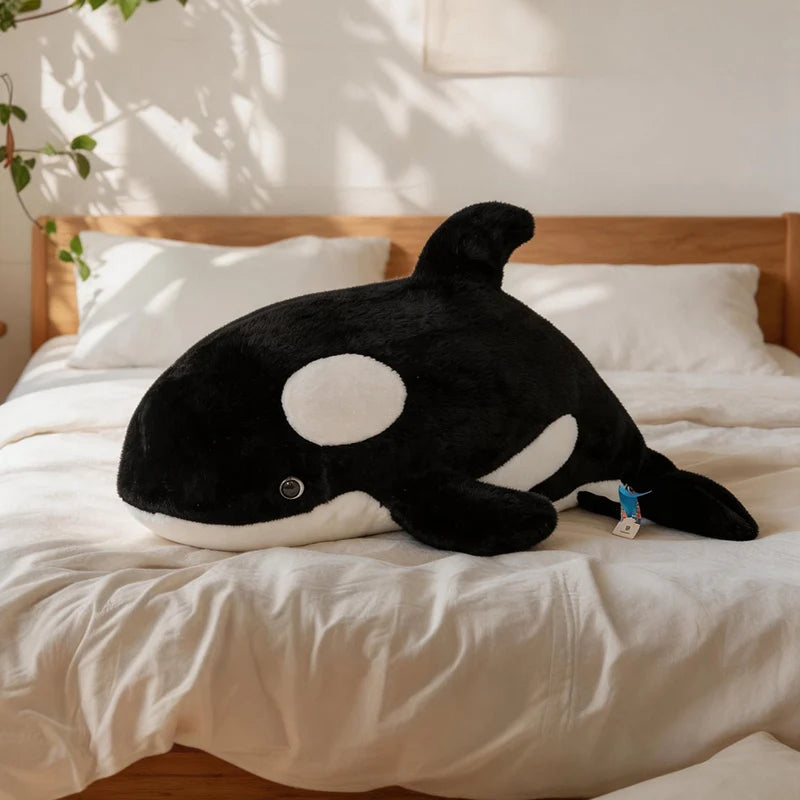 25-105cm Giant Shark Plush Toys Soft Stuffed Baleen Whales Kawaii Ocean Animals Doll Plushies Pillow for Kids Girls Gifts Decor