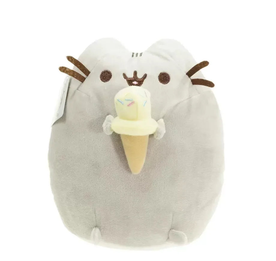 HOT Cute Simulated Cat Doll Plush Toy Anime Cat Soft Home Decor Tabletop Bedroom Decoration Kids Toy Series Accessories Gift