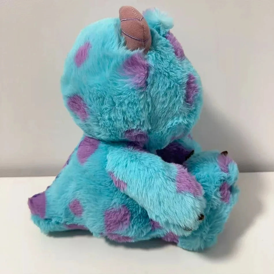 Disney Monster Blue Fury Plush Doll Breath Child Soothes Kawaii Toy Anime Baby Music Light Sleep Toys Kid Gifts Home Decoration