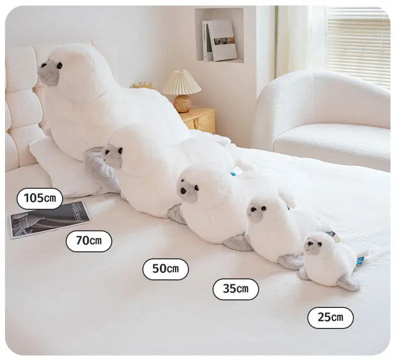 25-105cm Giant Shark Plush Toys Soft Stuffed Baleen Whales Kawaii Ocean Animals Doll Plushies Pillow for Kids Girls Gifts Decor