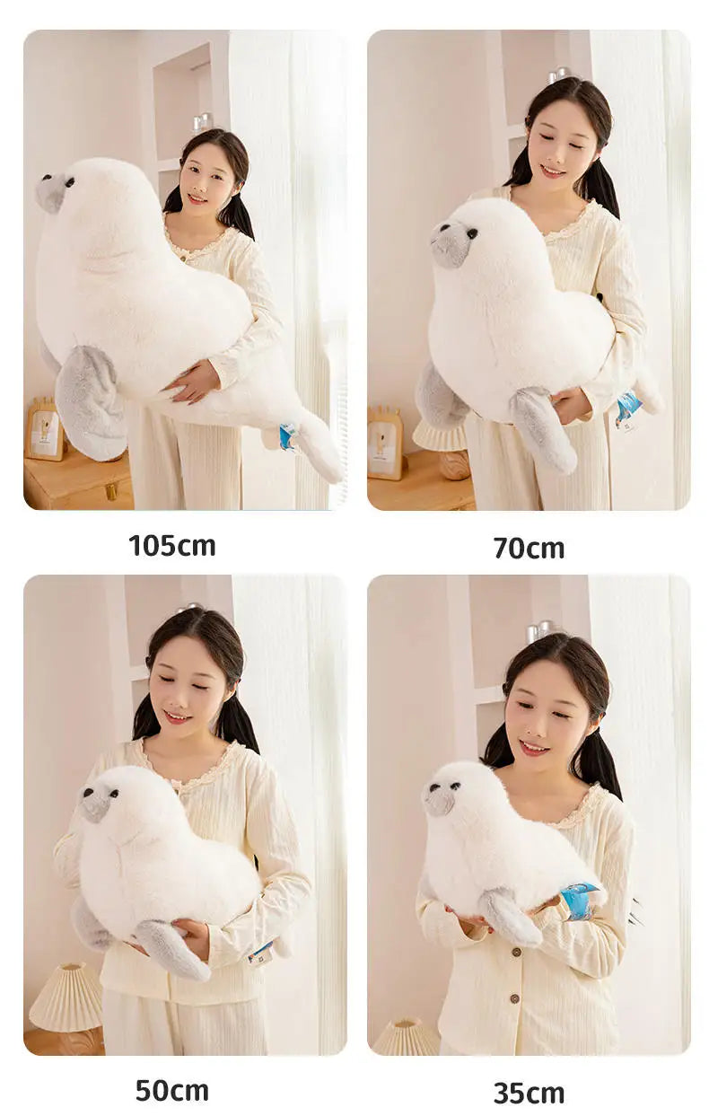 25-105cm Giant Shark Plush Toys Soft Stuffed Baleen Whales Kawaii Ocean Animals Doll Plushies Pillow for Kids Girls Gifts Decor