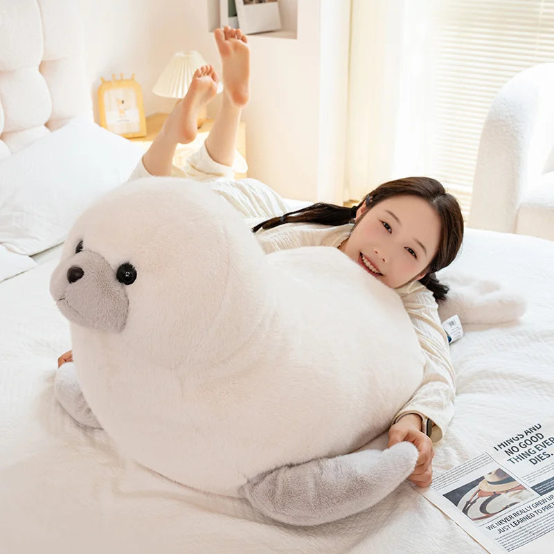 25-105cm Giant Shark Plush Toys Soft Stuffed Baleen Whales Kawaii Ocean Animals Doll Plushies Pillow for Kids Girls Gifts Decor