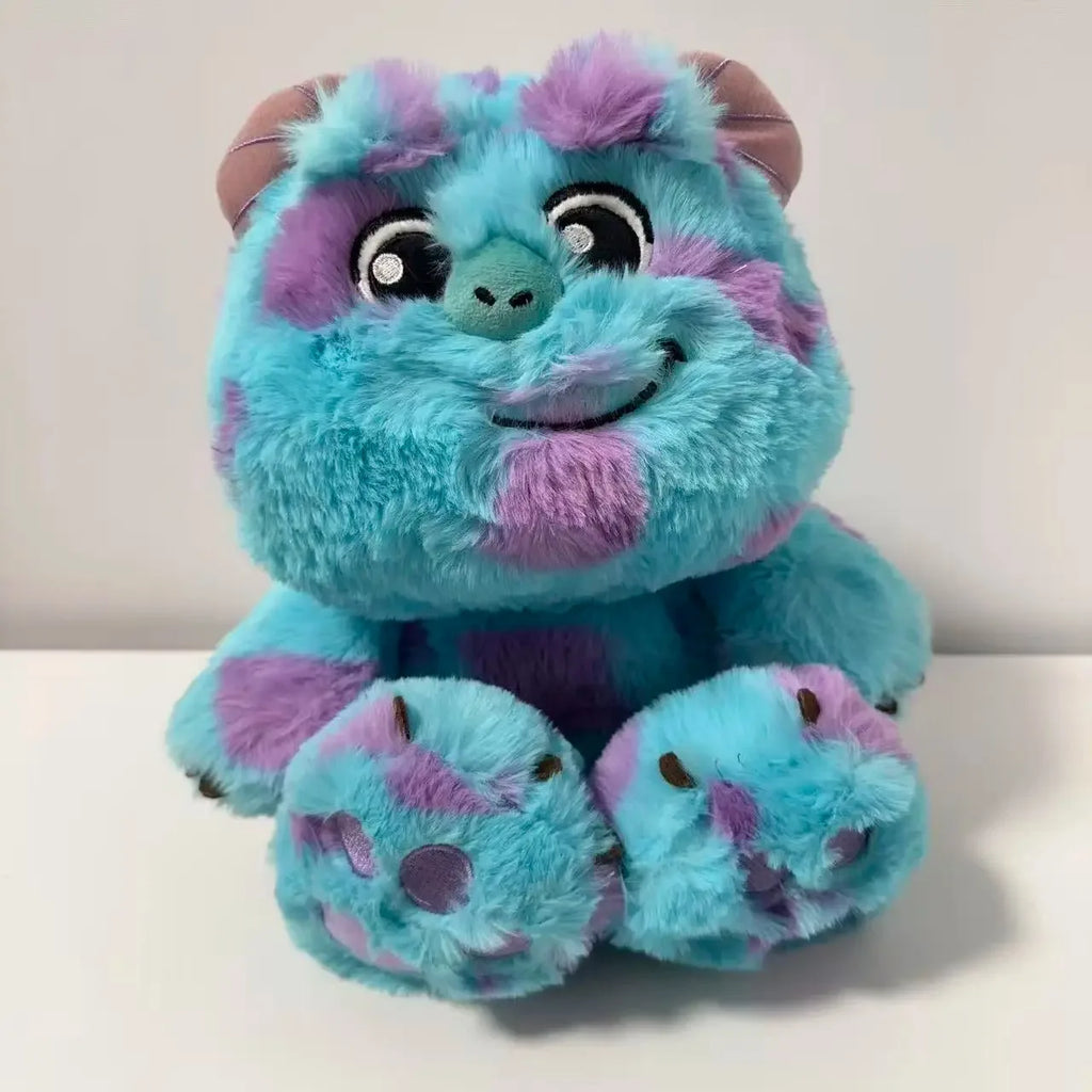 Disney Monster Blue Fury Plush Doll Breath Child Soothes Kawaii Toy Anime Baby Music Light Sleep Toys Kid Gifts Home Decoration