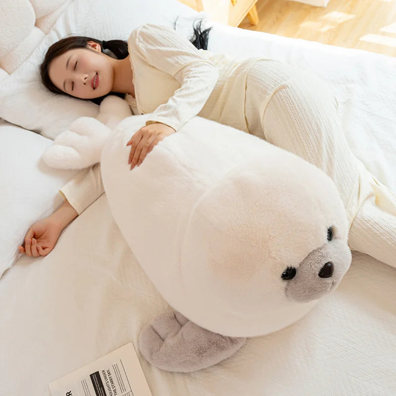 25-105cm Giant Shark Plush Toys Soft Stuffed Baleen Whales Kawaii Ocean Animals Doll Plushies Pillow for Kids Girls Gifts Decor
