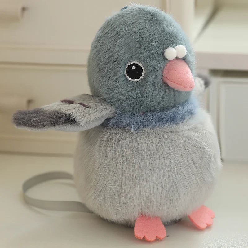 9 Styles Delicate Cute Mini Standing Shoulder Pet Bird Plush Toys Fluffy Pretty Parrot Pigeon Toys Funny Toy/Pendant For Kids