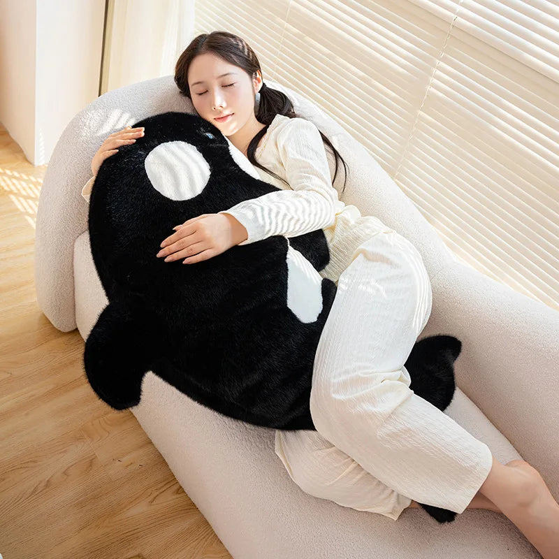 25-105cm Giant Shark Plush Toys Soft Stuffed Baleen Whales Kawaii Ocean Animals Doll Plushies Pillow for Kids Girls Gifts Decor