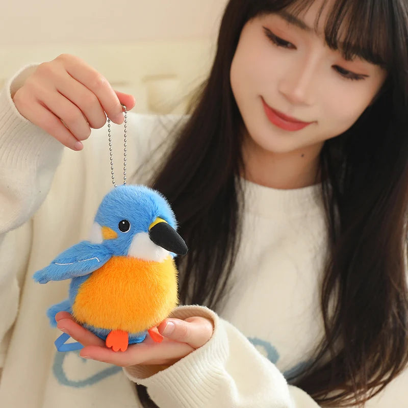 9 Styles Delicate Cute Mini Standing Shoulder Pet Bird Plush Toys Fluffy Pretty Parrot Pigeon Toys Funny Toy/Pendant For Kids