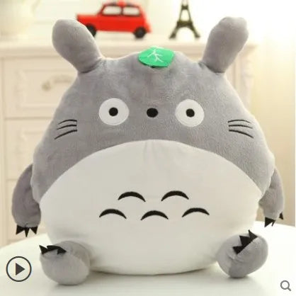 Cartoon Animal Pillow Blanket 3 In1 Stuffed Hand Warmer Bag Cute Cushion Blanket Home Car Travel pillow for children Girl Gift