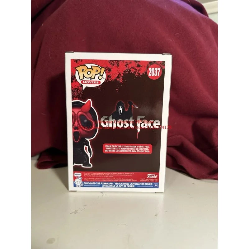 Funko Pop Scream Ghost Face Devil Face Amazon Exclusive #2037 Official Vinyl Figure Classic Horror Collectible for Hobby Fans