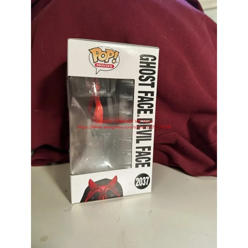 Funko Pop Scream Ghost Face Devil Face Amazon Exclusive #2037 Official Vinyl Figure Classic Horror Collectible for Hobby Fans