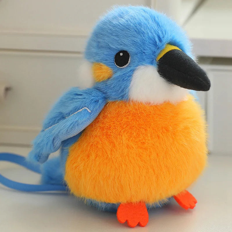9 Styles Delicate Cute Mini Standing Shoulder Pet Bird Plush Toys Fluffy Pretty Parrot Pigeon Toys Funny Toy/Pendant For Kids