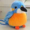 9 Styles Delicate Cute Mini Standing Shoulder Pet Bird Plush Toys Fluffy Pretty Parrot Pigeon Toys Funny Toy/Pendant For Kids