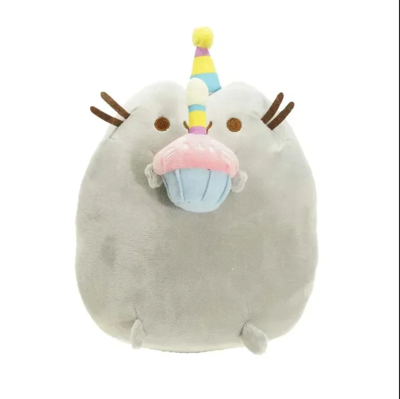 HOT Cute Simulated Cat Doll Plush Toy Anime Cat Soft Home Decor Tabletop Bedroom Decoration Kids Toy Series Accessories Gift