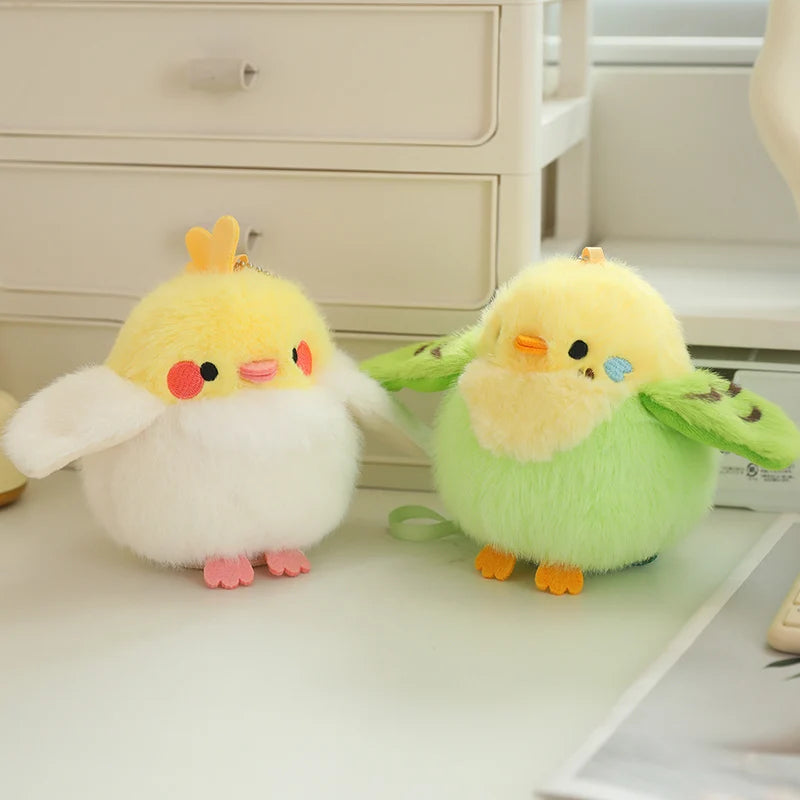 9 Styles Delicate Cute Mini Standing Shoulder Pet Bird Plush Toys Fluffy Pretty Parrot Pigeon Toys Funny Toy/Pendant For Kids