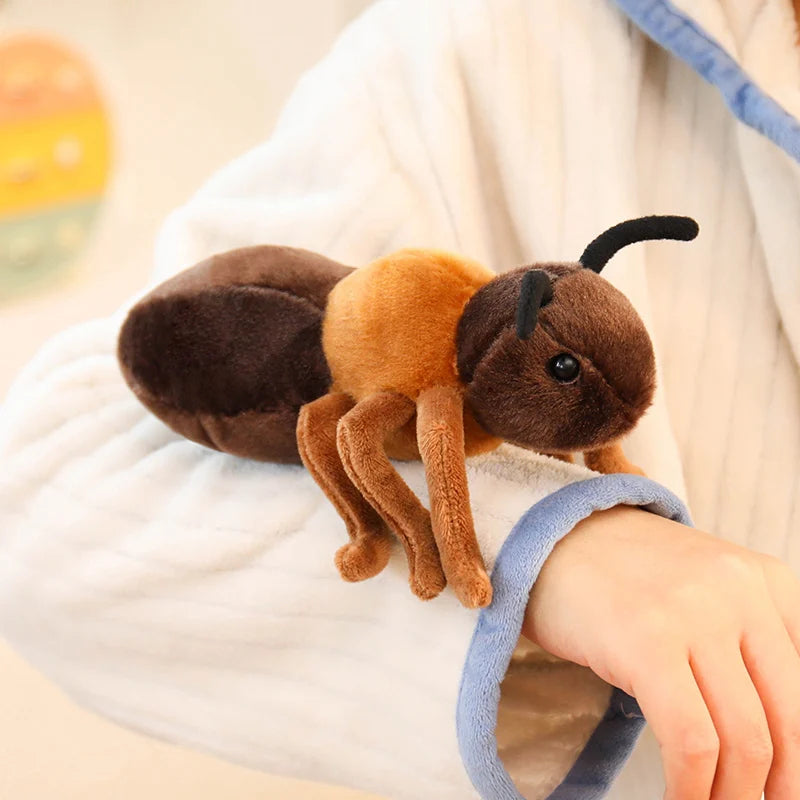23cm Cute Animal Ant Plush Soft Toy Creative Lifelike Ant Doll Fluffy Pig Monkey Seal Plushies Gift For Girl Boy